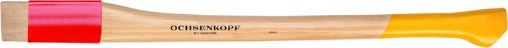 Actual product image Ochsenkopf OX E-648 H-1250 Replacement handle, hickory, knob, ROTBAND-PLUS, 700 mm