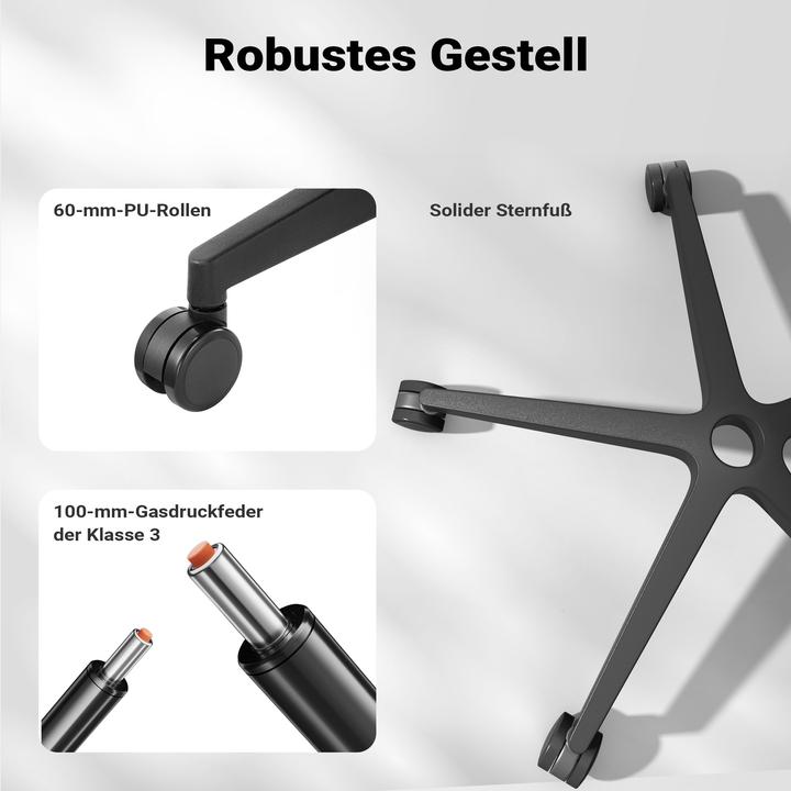 Image du produit Wiltec Chaise de bureau ergonomique