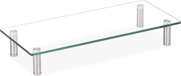 Actual product image Relaxdays Glass Display Stand, TV Pedestal
