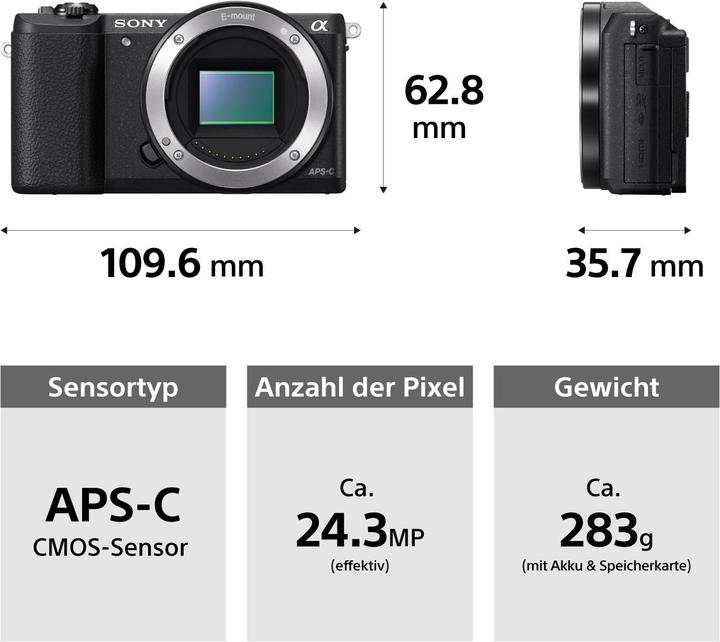 Produktbild Sony Alpha 5100 Kit (16 - 50 mm, 24.30 Mpx, APS-C / DX)
