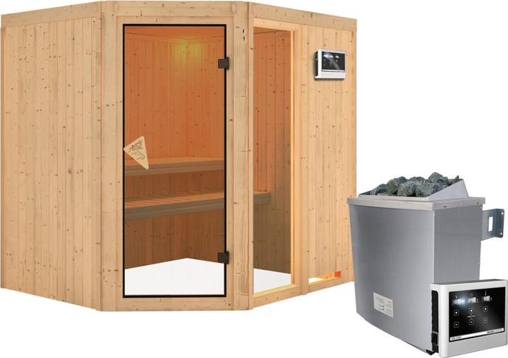 Produktbild Karibu Fiona 2 ohne Dachkranz (9 KW externe Steuerung)