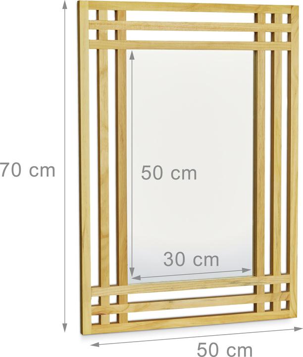 Actual product image Relaxdays pine (50 x 70 cm)