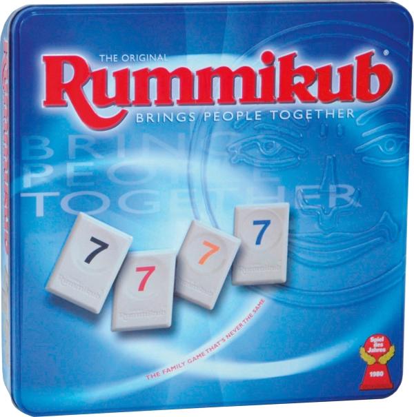 Actual product image Jumbo Original Rummikub in metal box (German)
