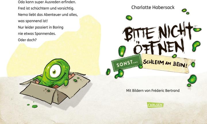 Immagine prodotto Bitte nicht öffnen, sonst... 2: Schleim am Bein! (Tedesco, Abitacolo Charlotte, Bertrand Frédéric, 2024)