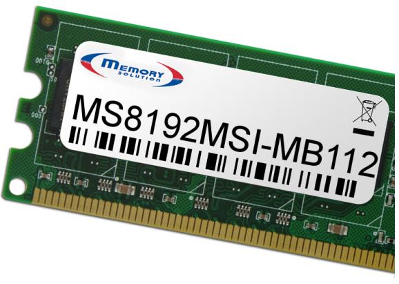 Image du produit Memorysolution Solution mémoire MS8192MSI-MB112 Module mémoire 8 Go (1 x 8GB)