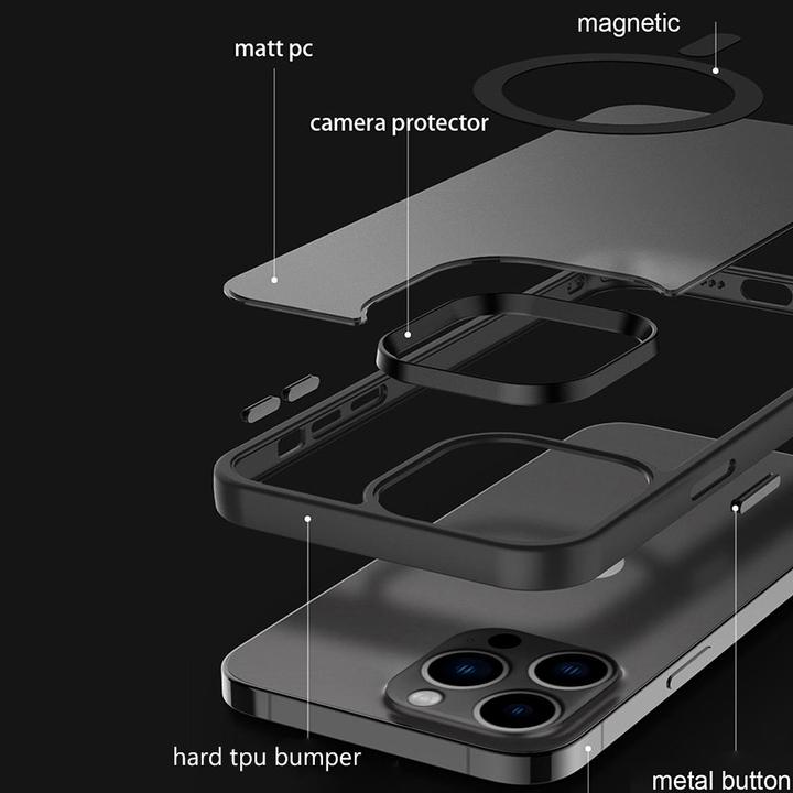 Actual product image Cadorabo Case for Apple iPhone 13 PRO compatible with Magsafe Protective Cover (Apple iPhone 13 Pro)