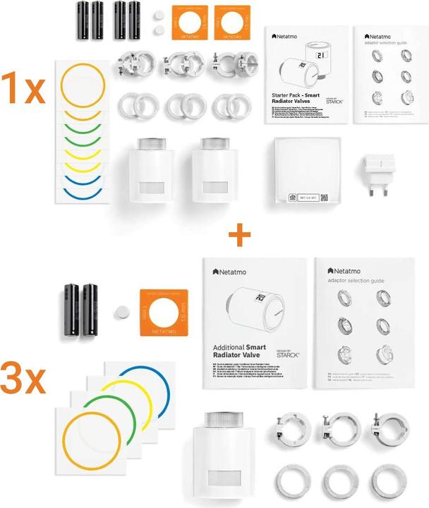 Produktbild Netatmo Smarte Heizkörperthermostate + Hub