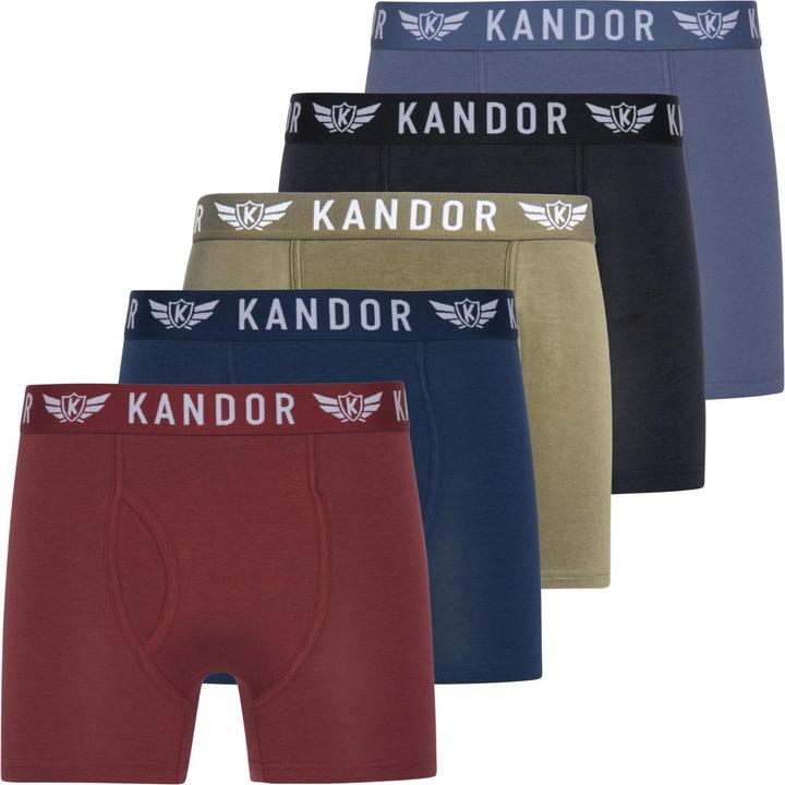 Immagine prodotto Kandor Quinfly Boxer Uomo Misura Confezione 5 (M, Confezione da 5 pezzi)