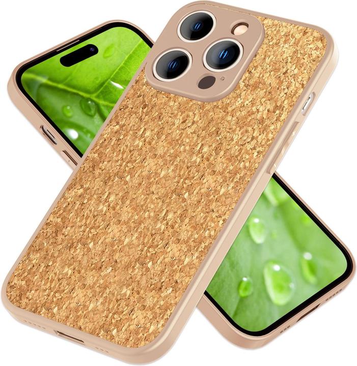 Produktbild Nalia Kork Hülle mit Silikon Rahmen (Apple iPhone 14 Pro)