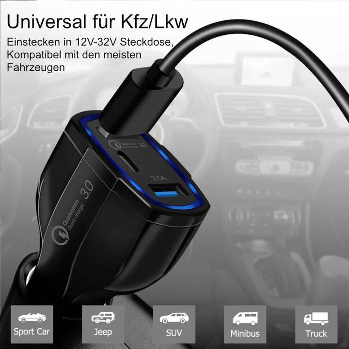 Image du produit Hermex Chargeur USB pour voiture Adaptateur USB pour voiture Chargeur USB pour voiture Adaptateur USB pour