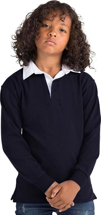 Actual product image Front Row - Polo de rugby à manches longues 100% coton - Enfant unisexe (Lot de 2) (S)