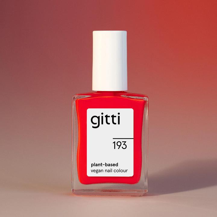 Image du produit Gitti no. 193 Nail Polish Power Red (Power Red, Vernis couleur)