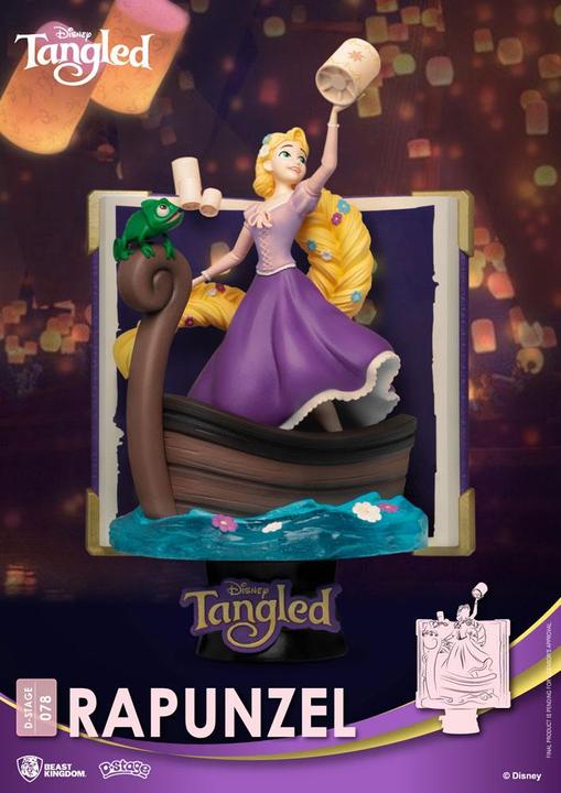 Actual product image Beast Kingdom Disney: Story Book Series - Rapunzel PVC Diorama Closed Box