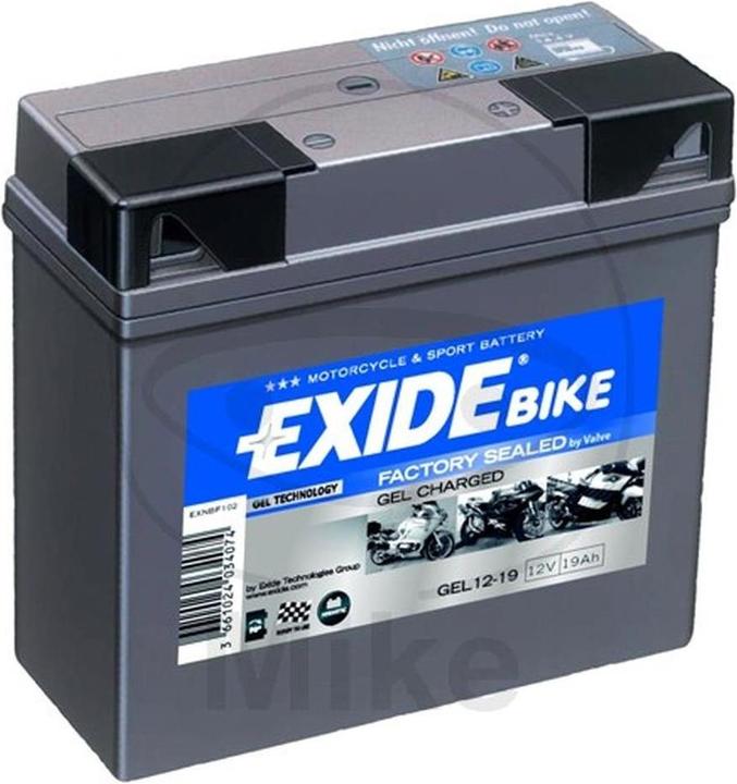 Actual product image Exide Gel (12 V, 19 Ah, 170 A)