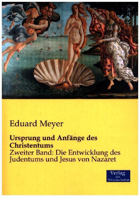 Actual product image Ursprung und Anfänge des Christentums (German, Eduard Meyer, 2016)