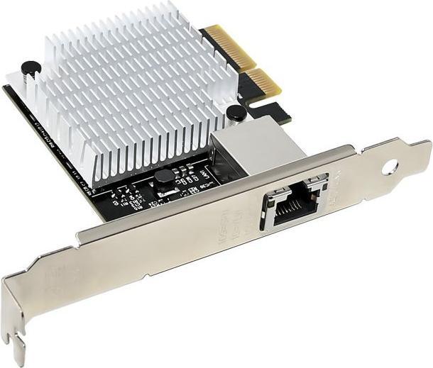 Immagine prodotto Allnet PCIe 10G X4 10G/5G/2,5G/1GBit Single Port PCIe LAN Card - Copper RJ45 "NbaseT" ALL0138v4-1-10 (PCIe)