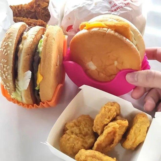 Immagine prodotto MU Classic Set di 4 porta hamburger in silicone