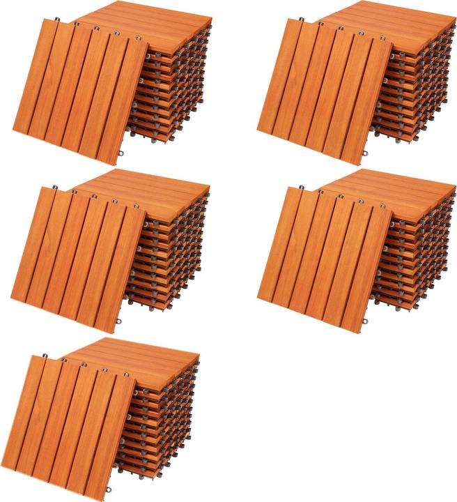 Actual product image Casaria Wood tile 3m² (55 x, 30 x 30 cm)