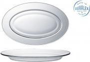 Produktbild Duralex transparente ovale Schrift 31cm lys (6 x)