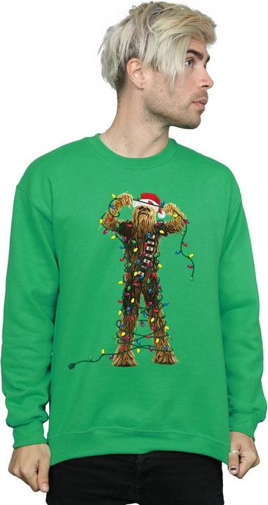 Immagine prodotto Star Wars Chewbacca Christmas Lights Felpa Uomo (S)