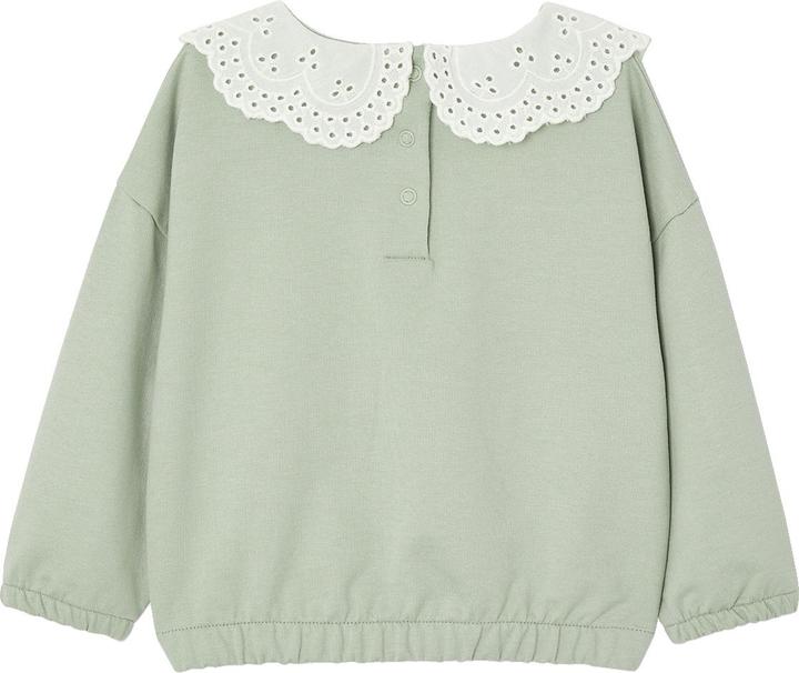 Actual product image Vertbaudet Baby sweatshirt with recycled polyester (74)