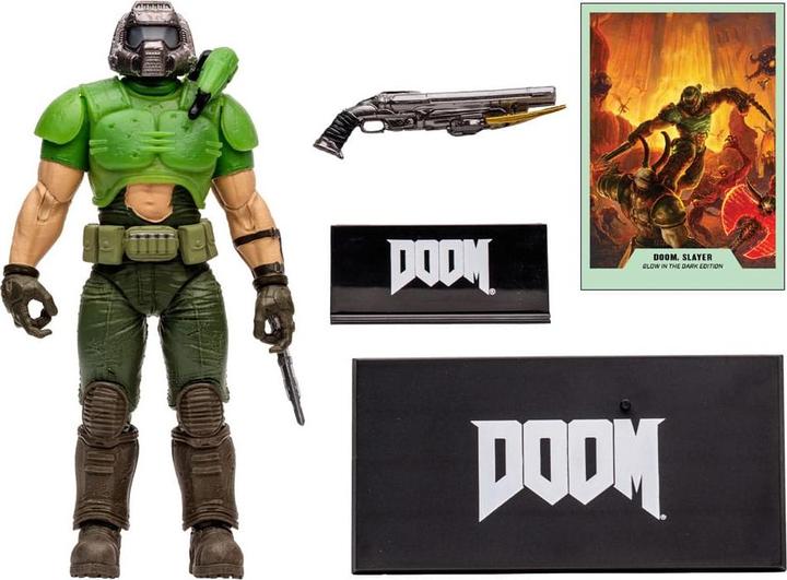 Image du produit McFarlane Doom Eternal figurine Doom Slayer Classic (Glow In The Dark Edition) Gold Label 18 cm
