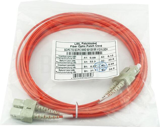 Productafbeelding CBO Duplex glasvezel patchkabel SC-SC multimode OM2 3 meter (CAT6, 3 m)