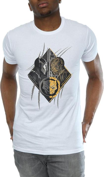 Actual product image Mens Black Panther Vs Killmonger T-Shirt (L)