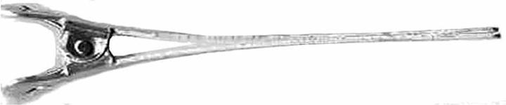 Actual product image DNA Footwear Aluminium Haarklammern L56mm Art:13006 (1 pcs.)