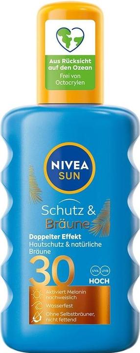 Image du produit NIVEA Schutz & Bräune Sonnnenspray LSF 30 (Spray solaire, SPF 30, 200 ml)