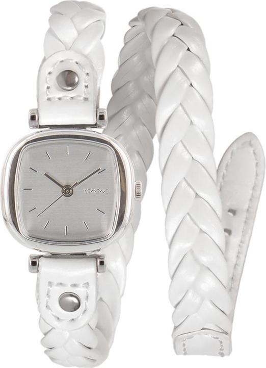 Komono The Moneypenny Woven White (Analoguhr, 22 mm)