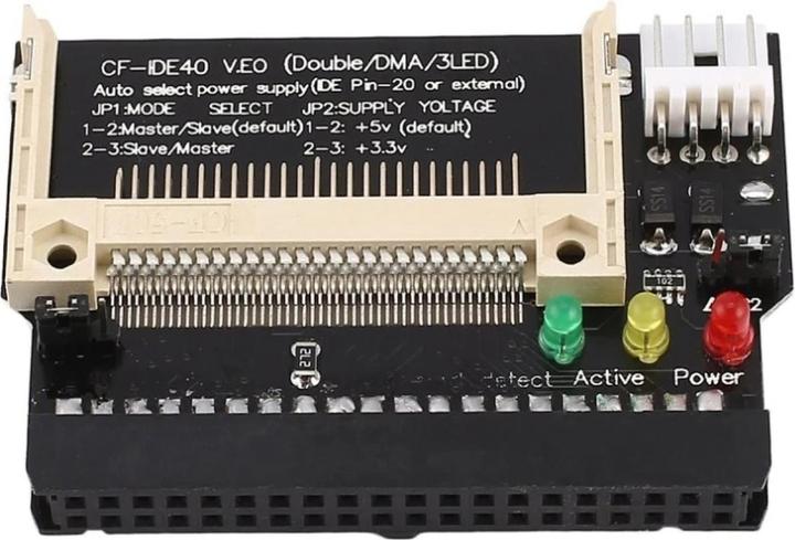 Produktbild PowerGuard CF zu IDE Adapter 40-Pin für IDE Festplatten an Mainboards