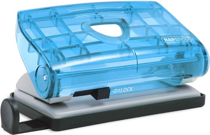 Produktbild Rapesco Locher / Heftgerät Mini Set 10 Seiten, Blau