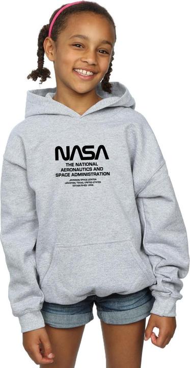 Actual product image Nasa Girls Worm Blurb Hoodie (128)