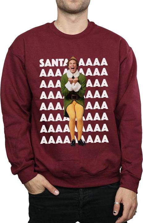 Immagine prodotto Elf Buddy Santa Scream Felpa Uomo (M)