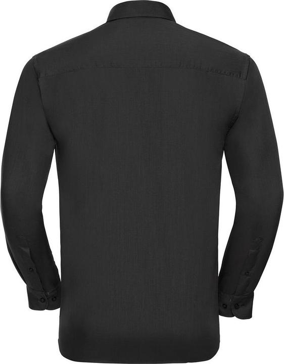 Actual product image Russell Mens Poplin Easy-Care Long-Sleeved Shirt (S)