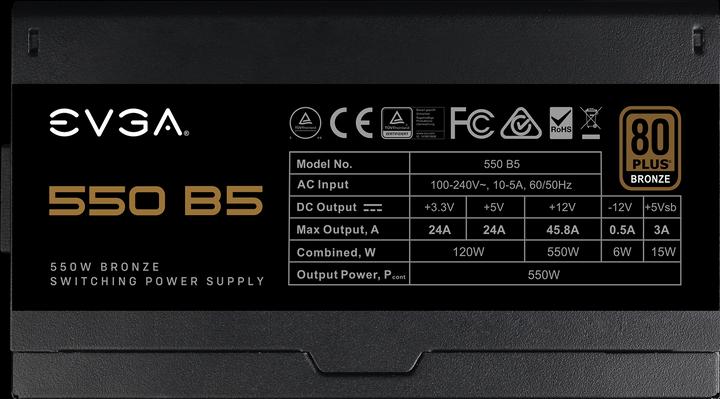Produktbild EVGA B5 (550 W)