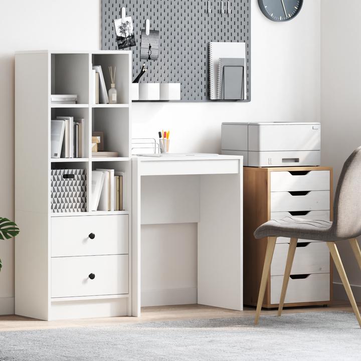 Image du produit VidaXL Bureau minimaliste blanc panneau de particules 60 x 40 x 76 cm (60 x 40 x 76 cm)