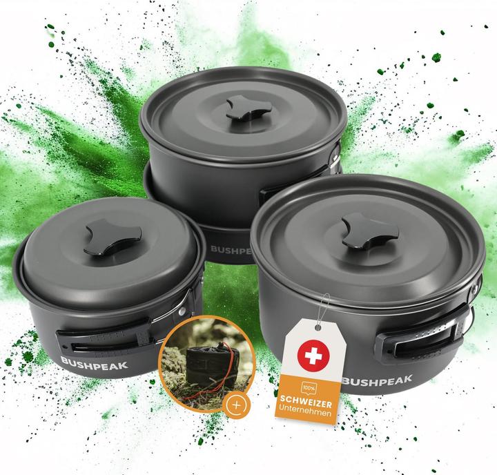 Image du produit Bushpeak Set de casseroles