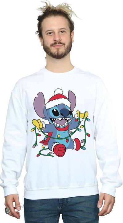 Produktbild Disney Lilo And Stitch Christmas Lights Sweatshirt (XXL)