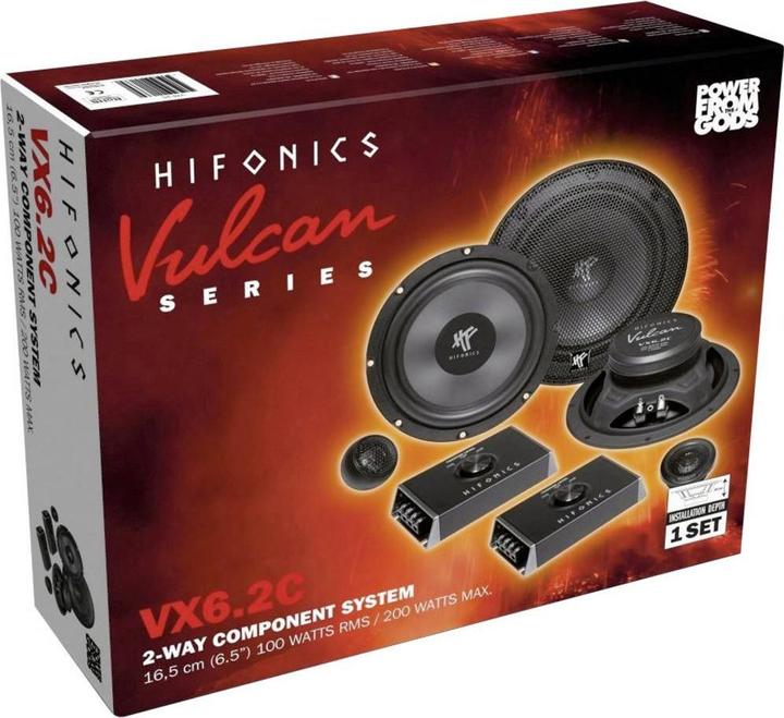 Produktbild Hifonics Vulcan VX6.2C 2-Wege 16.5cm Komponentensystem (1 Paar)