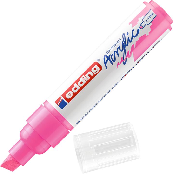 Actual product image Edding Acrylic marker 5000 Wide (Neon pink, 10 mm, 1 x)