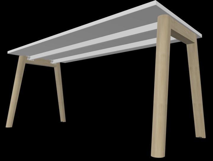 Actual product image Narbutas Nova Wood desk (1600 x 700 x 740 mm)