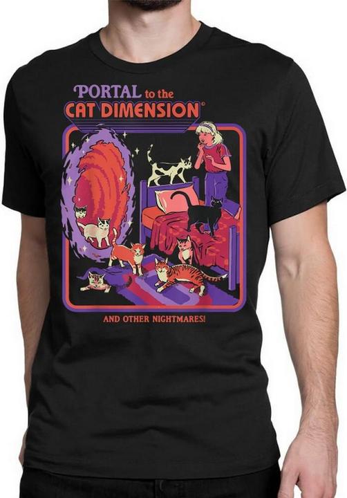 Image du produit Steven Rhodes - T-shirt PORTAL TO THE CAT DIMENSION - Adulte (XL)