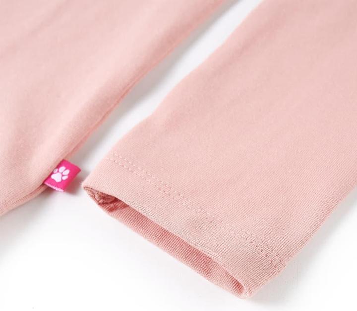 Image du produit VidaXL T-shirt manches longues enfant rose clair 140,Composition : 95% coton. 5 (140)
