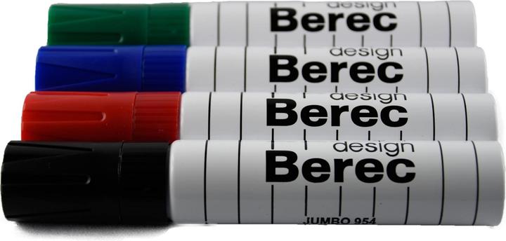 Image du produit Berec Marqueur pour tableau blanc extra large (Multicolore, 13 mm, 4 x)