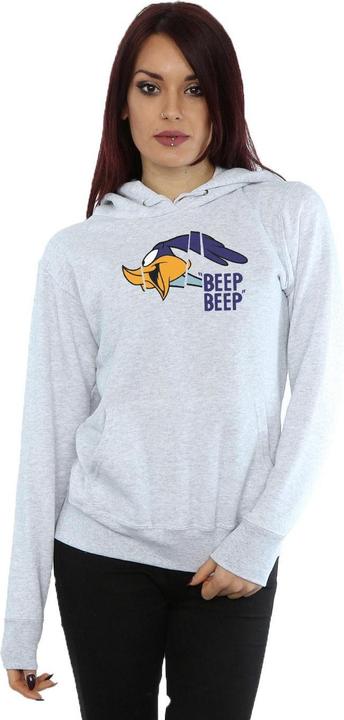 Actual product image Looney Tunes Womens/Ladies Road Runner Beep Beep Hoodie (L)