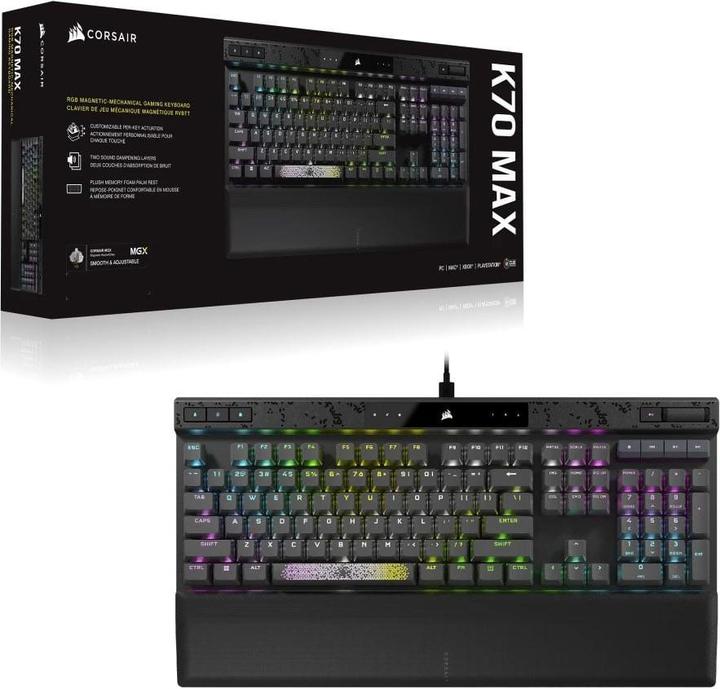 Produktbild Corsair K70 MAX RGB (DE, Kabelgebunden)
