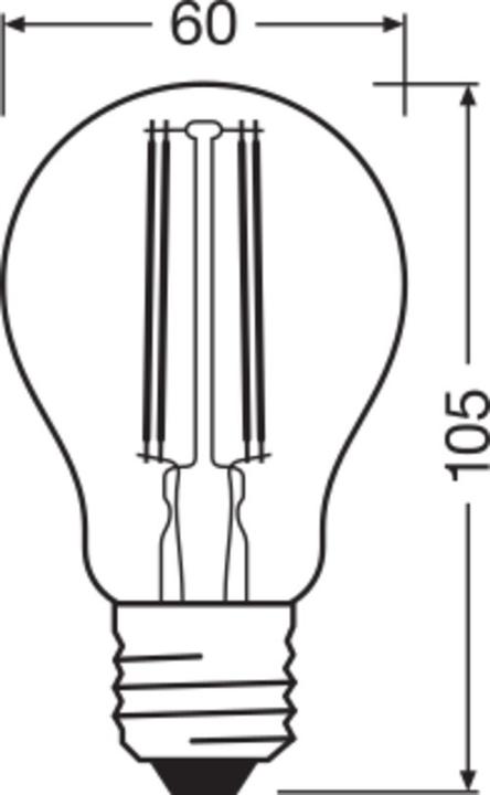 Produktbild Ledvance Smart+ Wifi Filament Classic (E27, 5.50 W, 806 lm, 1 x, E)