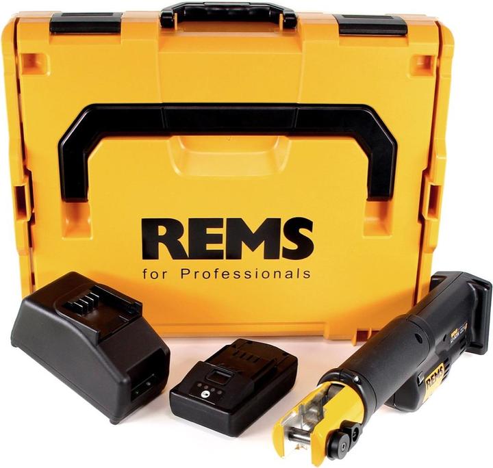 Immagine prodotto Rems Mini-Press ACC 22 V Pressatrice radiale a batteria con ritorno automatico in valigetta L-Boxx +
